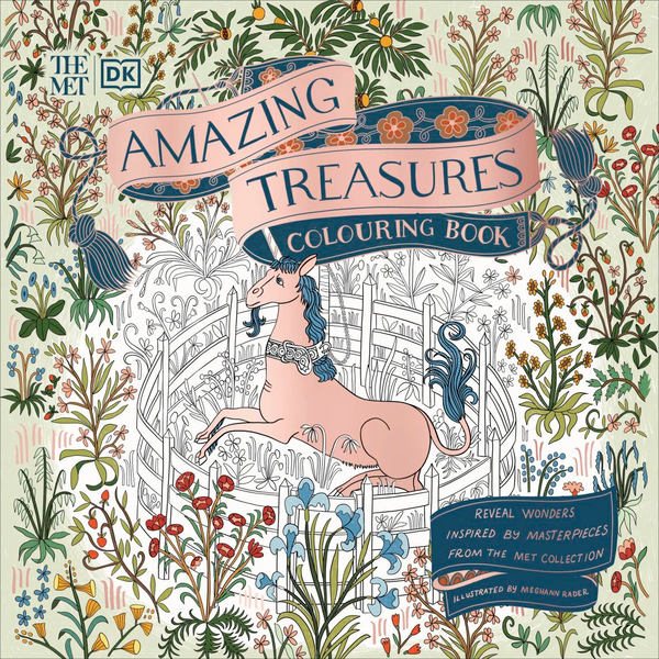 Бумажная книга «The Met Amazing Treasures Colouring Book» - фото №1