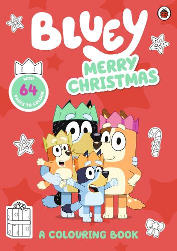 Бумажная книга «Bluey: Merry Christmas: A Colouring Book», автор Блюи - фото №1