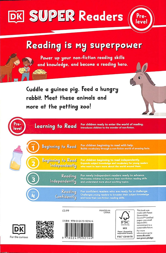 Паперова книга «A Day at the Petting Zoo» - фото №1