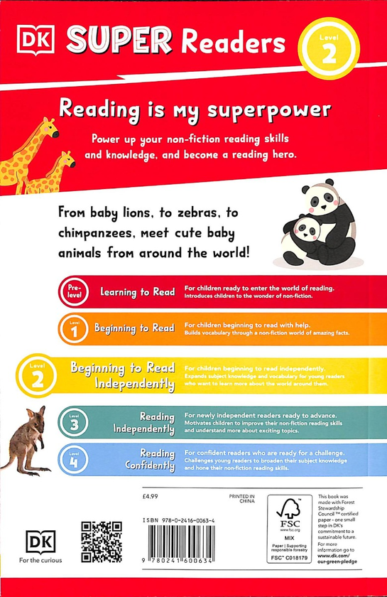 Паперова книга «Wild Baby Animals», автор Дебора Лок - фото №1