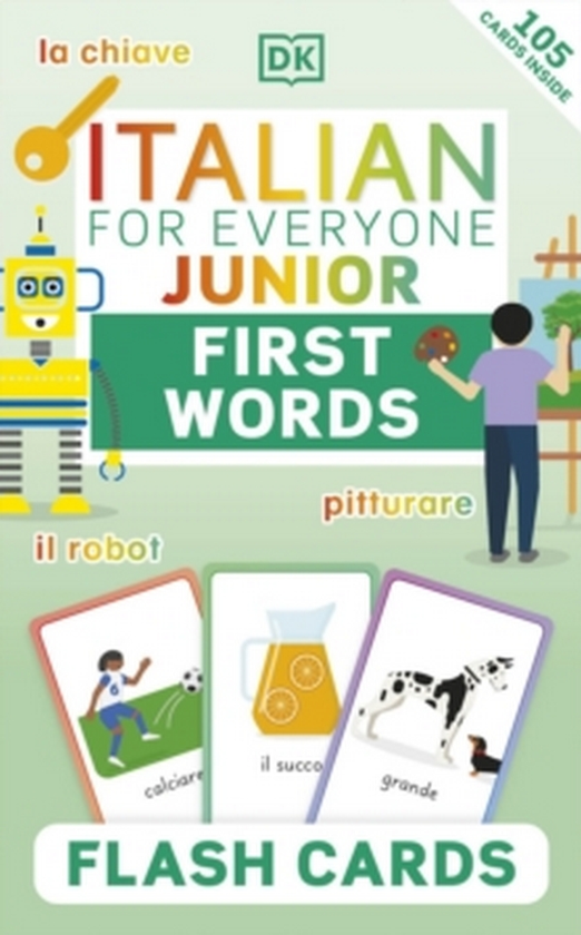 Бумажная книга «Italian for Everyone. Junior First Words Flash Cards» - фото №1