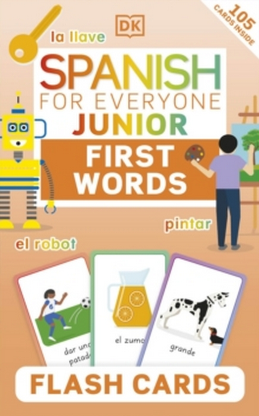 Бумажная книга «Spanish for Everyone. Junior First Words Flash Cards» - фото №1