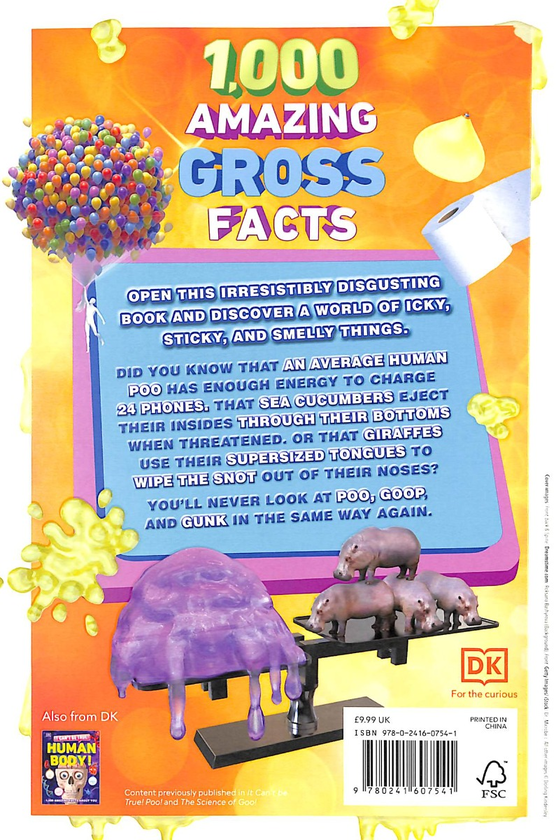 Бумажная книга «1000 Amazing Gross Facts», авторов Стиви Деррик, Андреа Миллс, Бен Морган - фото №1