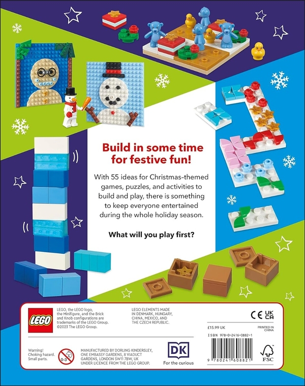[object Object] «The LEGO Christmas Games Book. 55 Festive Games, Challenges, Brainteasers, and Puzzles!», автор Тори Косара - фото №2 - миниатюра