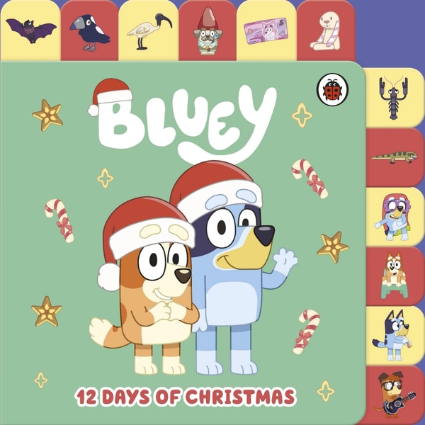[object Object] «Bluey: 12 Days of Christmas Tabbed Board Book» - фото №1