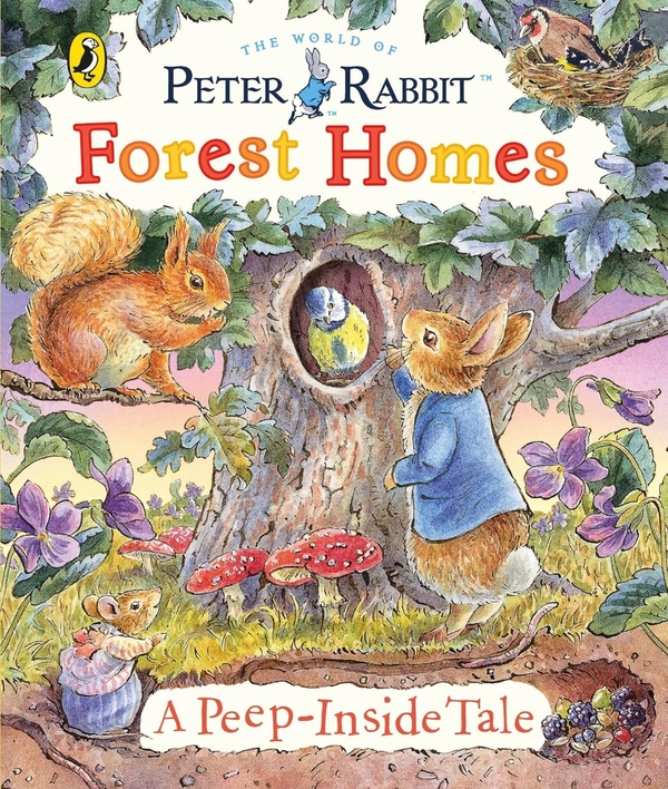 Паперова книга «Peter Rabbit: Forest Homes A Peep-Inside Tale», автор Беатріс Поттер - фото №1