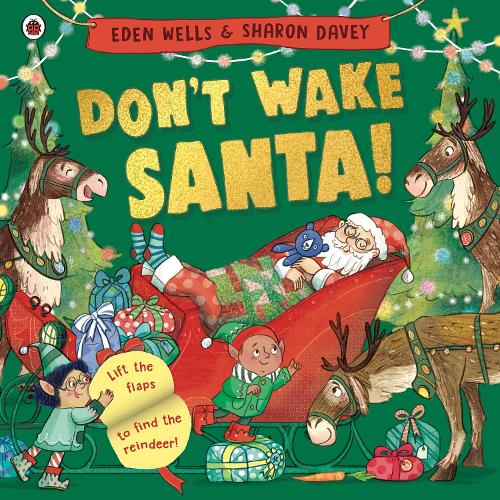 Бумажная книга «Don't Wake Santa: A lift-the-flap Christmas book», автор Эден Уэллс - фото №1