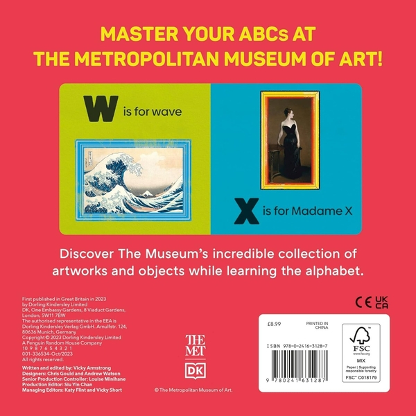 [object Object] «The Met ABC: An Alphabet Book of Art» - фото №2 - миниатюра