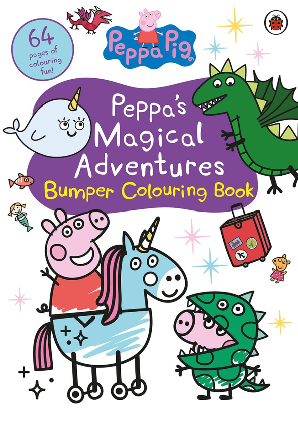 Паперова книга «Peppa's Magical Adventures Bumper Colouring Book» - фото №1