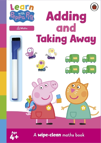 [object Object] «Learn with Peppa: Adding and Taking Away wipe-clean activity book», автор Свинка Пеппа - фото №1