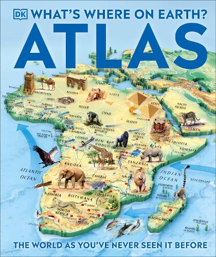 Паперова книга «What's Where on Earth? Atlas: The World as You've Never Seen It Before!», автор DK (Dorling Kindersley) - фото №1
