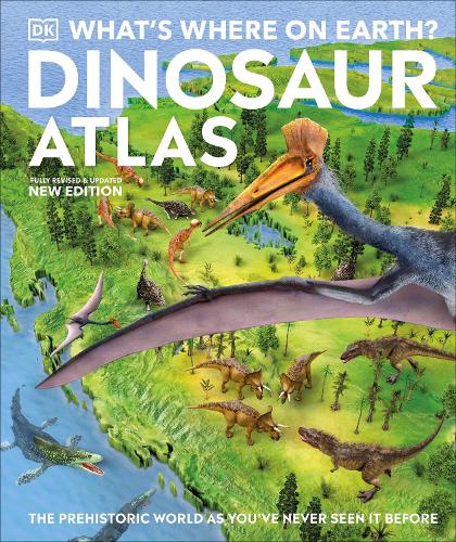 Бумажная книга «What's Where on Earth? Dinosaur Atlas: The Prehistoric World as You've Never Seen it Before» - фото №1