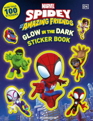 Бумажная книга «Marvel Spidey and His Amazing Friends Glow in the Dark Sticker Book: With More Than 100 Stickers», автор DK (Dorling Kindersley) - фото №1
