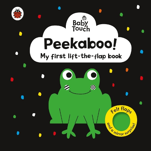 Бумажная книга «Baby Touch: Peekaboo!: My first black-and-white felt flaps book», автор Ladybird - фото №1