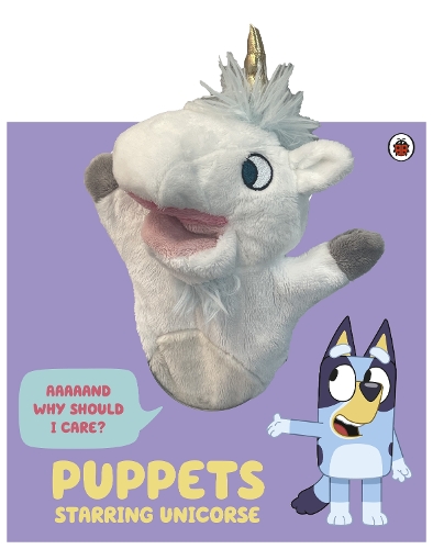 Бумажная книга «Bluey: Puppets: Starring Unicorse: A Puppet Play Book», автор Блюи - фото №1