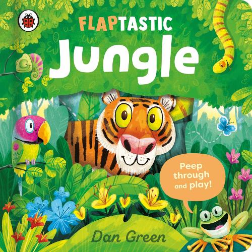 Бумажная книга «Flaptastic Jungle: Peep through and play!», автор Дэн Грин - фото №1