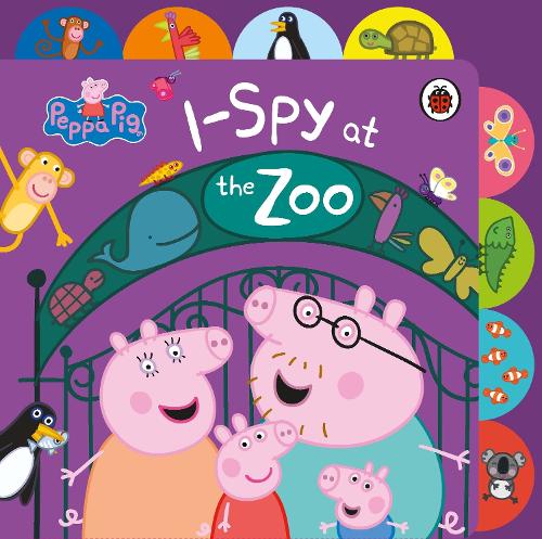 Паперова книга «Peppa Pig: I Spy at the Zoo: Tabbed Board Book», автор Свинка Пеппа - фото №1