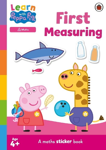 Бумажная книга «Learn with Peppa: First Measuring sticker activity book», автор Свинка Пеппа - фото №1