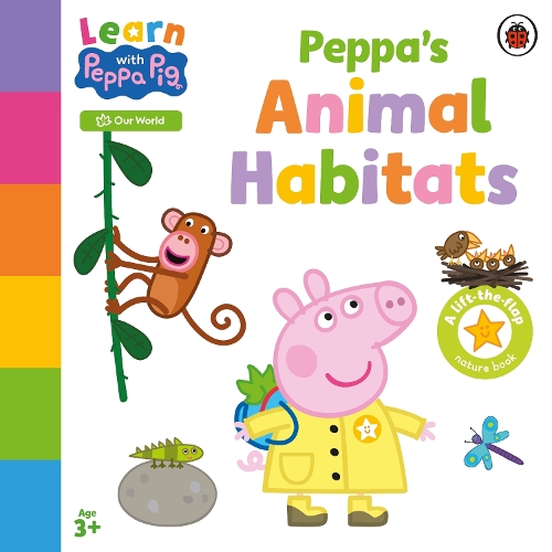 Паперова книга «Learn with Peppa: Peppa's Animal Habitats», автор Свинка Пеппа - фото №1