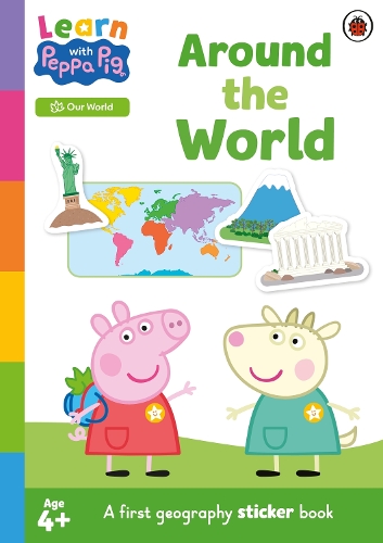 Паперова книга «Learn with Peppa: Around the World sticker activity book», автор Свинка Пеппа - фото №1
