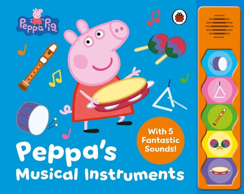 Паперова книга «Peppa Pig: Peppa’s Musical Instruments», автор Свинка Пеппа - фото №1