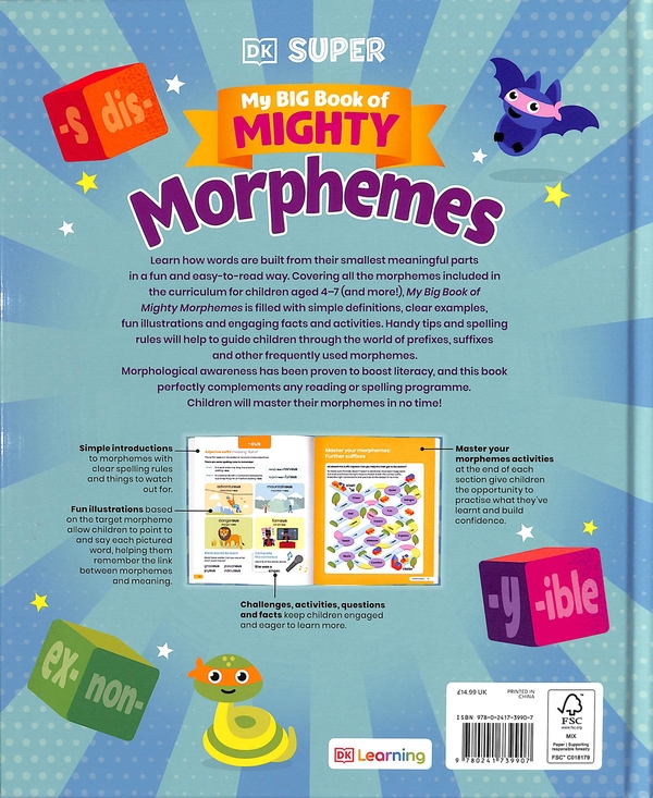 Бумажная книга «My Big Book of Mighty Morphemes», автор DK (Dorling Kindersley) - фото №1