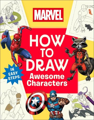Бумажная книга «Marvel How to Draw Awesome Characters», автор DK (Dorling Kindersley) - фото №1