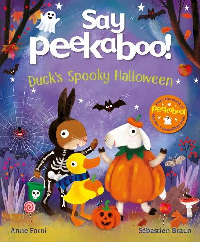 Бумажная книга «Say Peekaboo! Duck's Spooky Halloween», автор Энн Форни - фото №1
