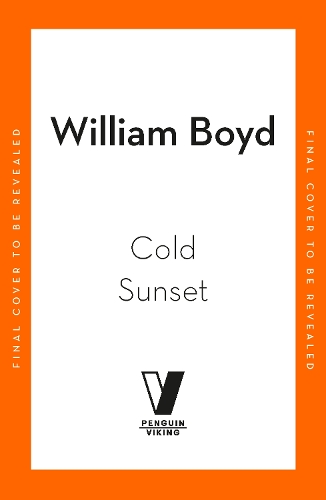 Paper book «Cold Sunset», author William Boyd - фото №1