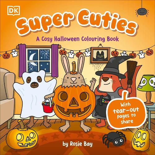 Бумажная книга «Super Cuties A Cosy Halloween Colouring Book: 30 Cute and Spooky Illustrations For All Ages», автор Рози Бэй - фото №1