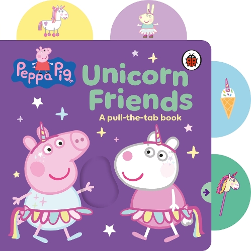 Бумажная книга «Peppa Pig: Unicorn Friends: A Pull-the-Tab Book», автор Свинка Пеппа - фото №1