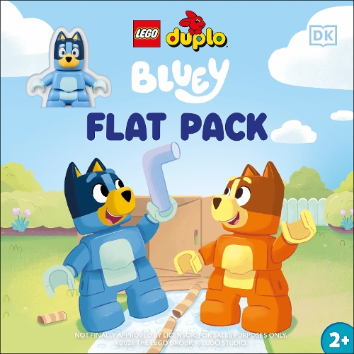 Паперова книга «LEGO DUPLO Bluey Flat Pack: With LEGO DUPLO Bluey Figure!», автор DK (Dorling Kindersley) - фото №1
