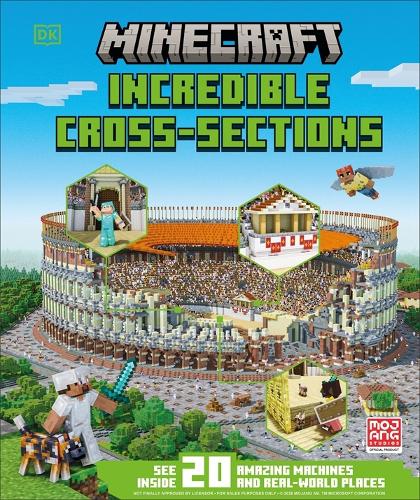 Бумажная книга «Minecraft Incredible Cross-Sections», автор DK (Dorling Kindersley) - фото №1