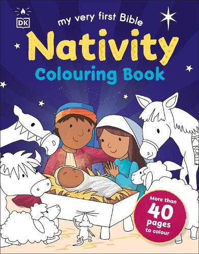 Паперова книга «My Very First Bible Nativity Colouring Book: More than 40 Pages to Colour», автор DK (Dorling Kindersley) - фото №1