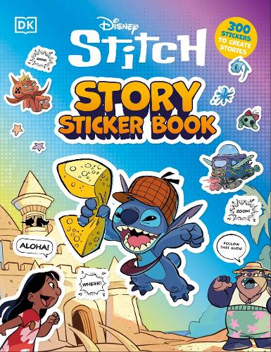 Бумажная книга «Disney Stitch Story Sticker Book», автор DK (Dorling Kindersley) - фото №1