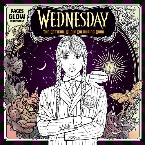 Паперова книга «Wednesday: Official Glow Colouring Book», автор Wednesday - фото №1