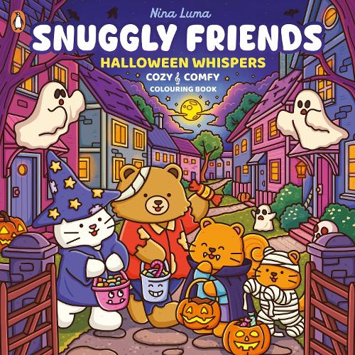 Paper book «Snuggly Friends – Halloween Whispers: A Cozy & Comfy Colouring book», author Nina Luma - фото №1