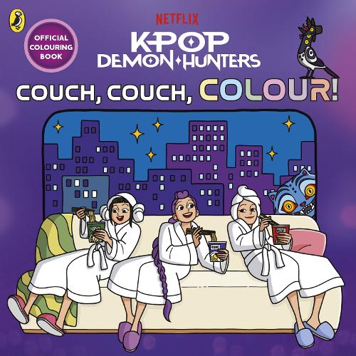 Paper book «KPop Demon Hunters: Couch, Couch, Colour!: Official Colouring Book» - фото №1