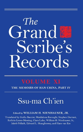Бумажная книга «The Grand Scribe's Records, Volume XI: The Memoirs of Han China, Part IV», автор Су-ма Чьен - фото №1