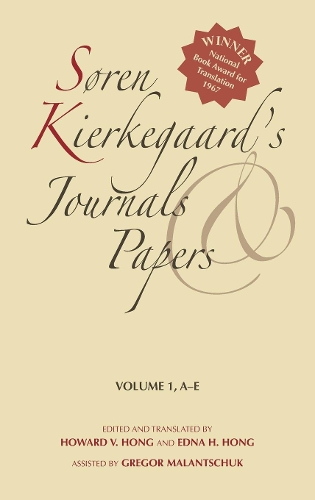 Бумажная книга «Søren Kierkegaard's Journals and Papers, Volume 1: A-E», автор Сёрен Кьеркегор - фото №1