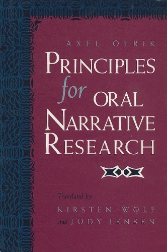 Бумажная книга «Principles for Oral Narrative Research», автор Аксель Ольрик - фото №1