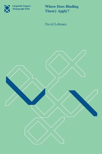 Бумажная книга «Where Does Binding Theory Apply?», автор Дэвид Лебо - фото №1