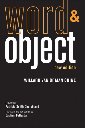 Бумажная книга «Word and Object», автор Уиллард Ван Орман Куайн - фото №1