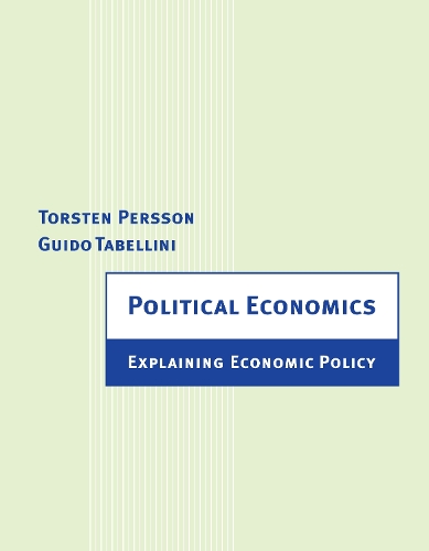 Бумажная книга «Political Economics: Explaining Economic Policy», авторов Гвидо Табеллини, Торстен Перссон - фото №1