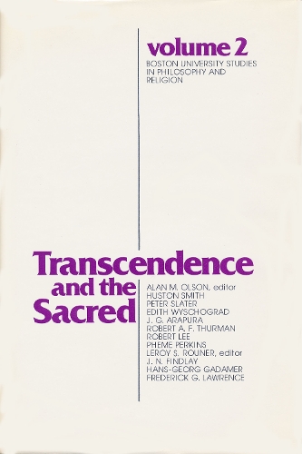 Бумажная книга «Transcendence and The Sacred», автор Алан Олсон - фото №1