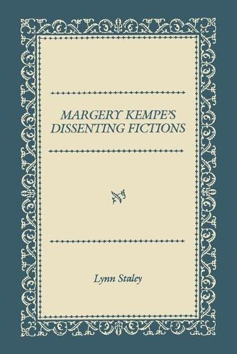 Паперова книга «Margery Kempe's Dissenting Fictions», автор Лінн Стейлі - фото №1