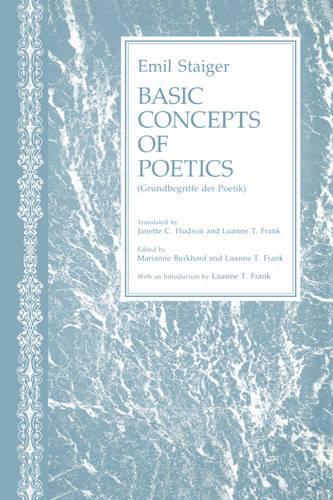 Бумажная книга «Basic Concepts of Poetics», автор Эмиль Стайгер - фото №1