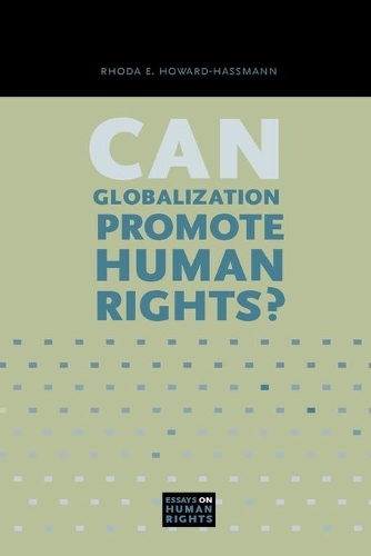 Бумажная книга «Can Globalization Promote Human Rights?», автор Рода Э. Ховард-Хассманн - фото №1