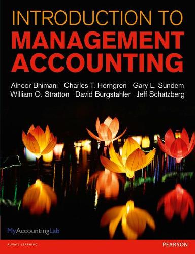 Бумажная книга «Introduction to Management Accounting», авторов Алнур Бхимани, Чарльз Хорнгрен, Дэйв Бургсталер, Гэри Сандем, Джефф О. Шатцберг, Уильям О. Страттон - фото №1