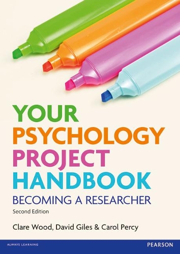 Паперова книга «Your Psychology Project Handbook», авторів Керол Персі, Клер Вуд, Девід Джайлз - фото №1